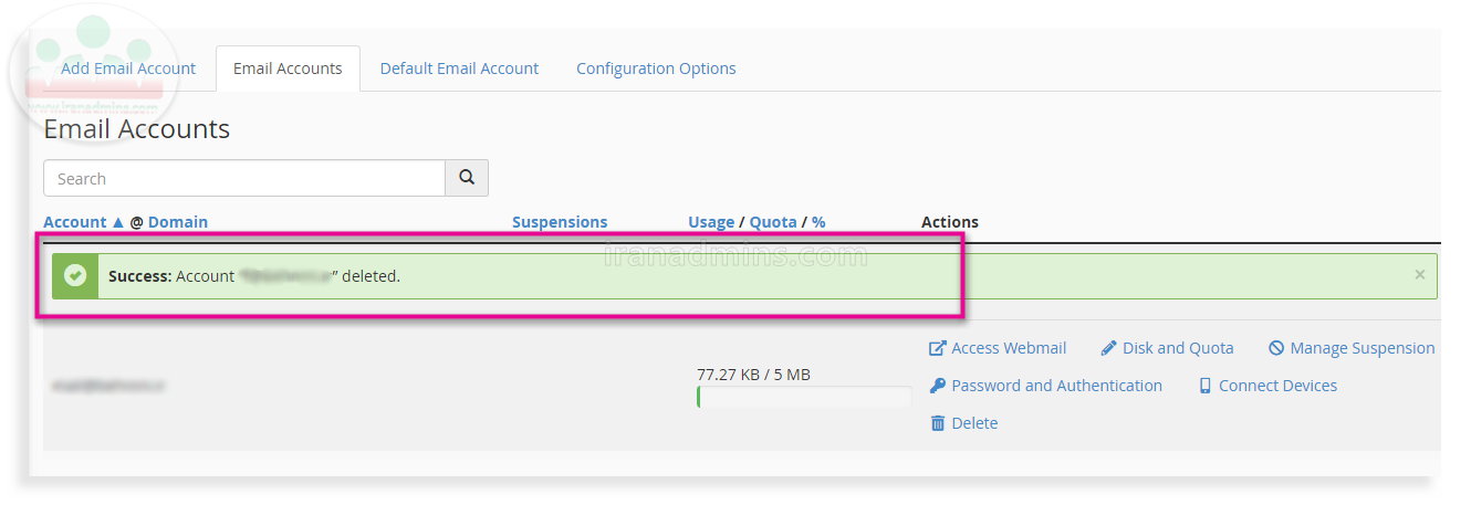 ورود به ایمیل cpanel